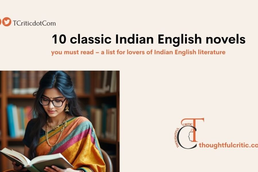 10 Classic Indian English Novels You Must Read – a list for lovers of Indian literature