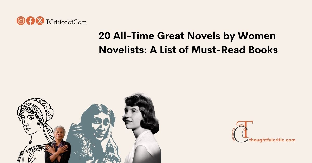 20 All Times Great Novels by Women Novelists You Must Read – A List for Book Lovers